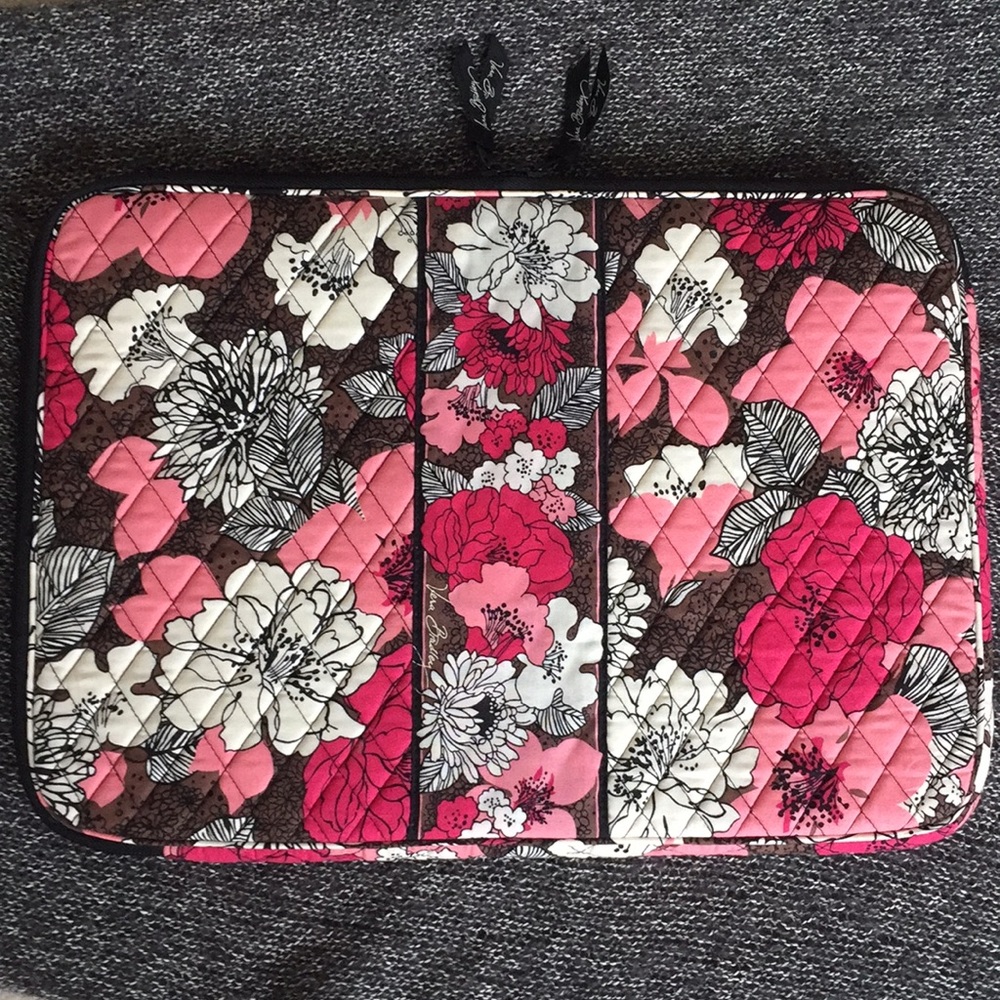 Vera Bradley Mocha Rouge Computer Sleeve